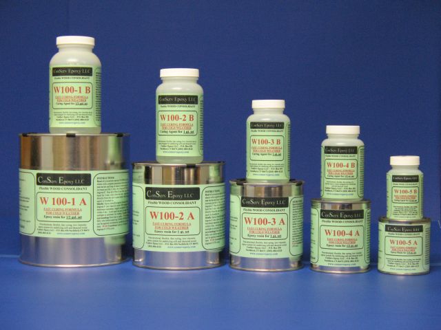 Flexible Epoxy Consolidant W100 Fast Cure Formula